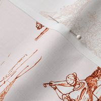 Hamptons Golf Toile Pumpkin