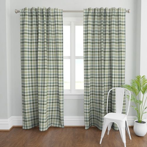 Tri Color Bayeux Palette Gingham Plaid Green