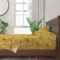 Wildflower dreams (mustard linen)