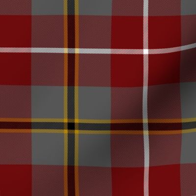 Douglas tartan, 6", ancient red