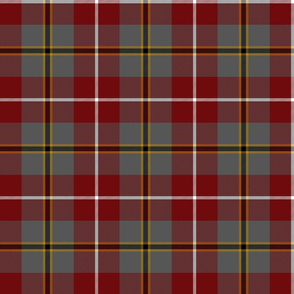 Douglas tartan, 6", ancient red