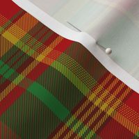 Newfoundland asymmetric tartan, 6" x 4-3/4"