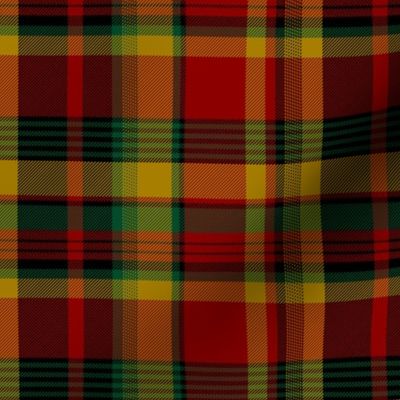 Prince Edward Island asymmetrical  tartan, 6 x 4-3/4"