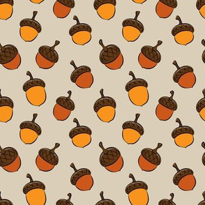 acorns - fall fabric 