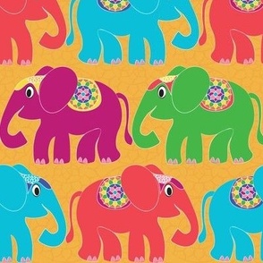 Boho Elephants multi