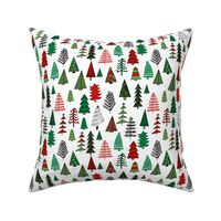 xmas_trees_Christmas trees holiday fabric pattern 