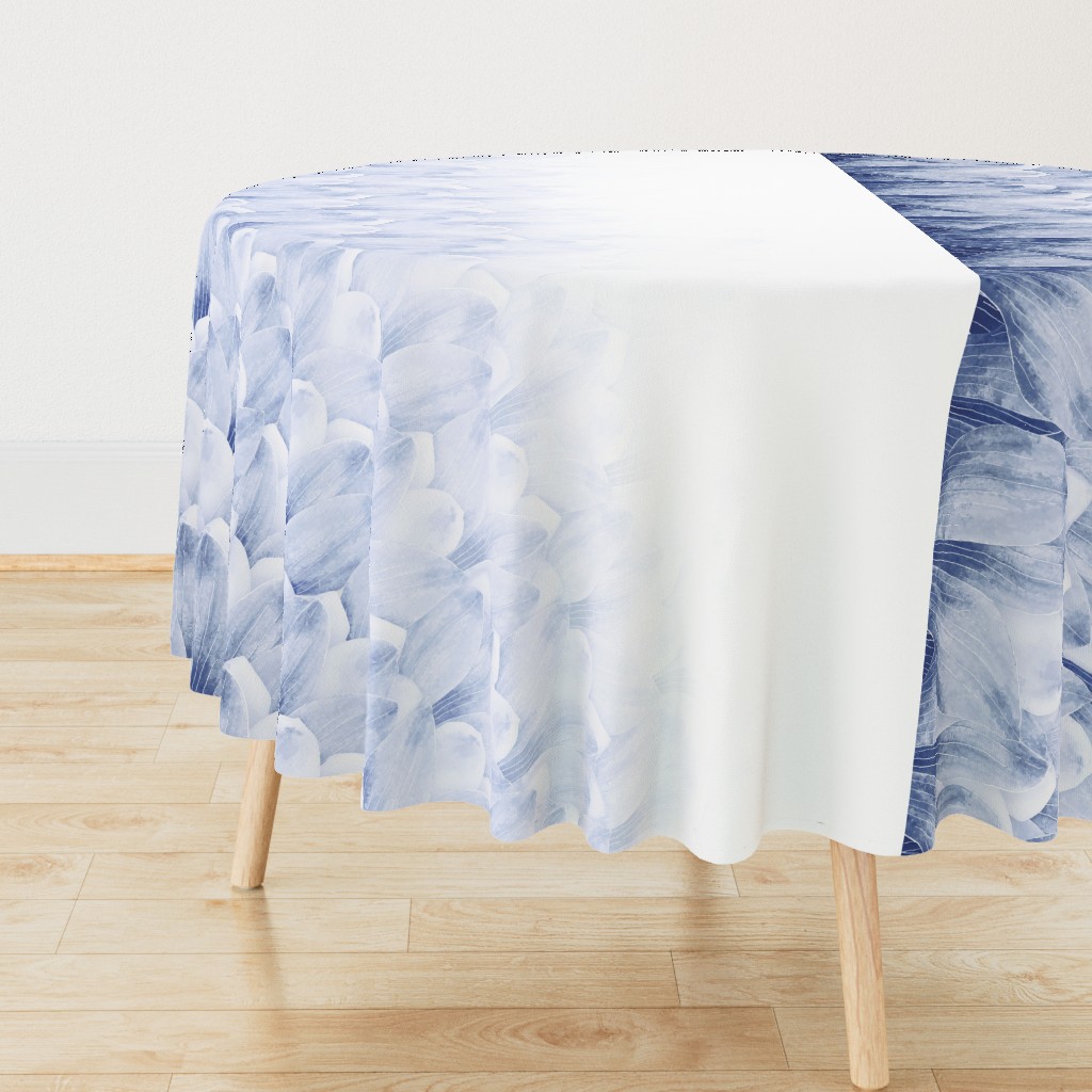 Blue_Magnolia Border Print