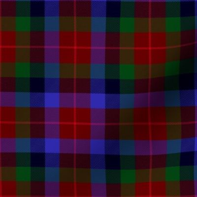 Tennant tartan #2, 6" red