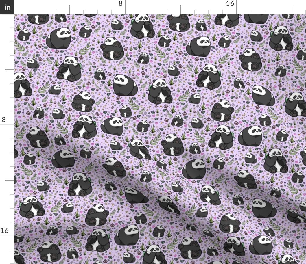 Pandas on Purple
