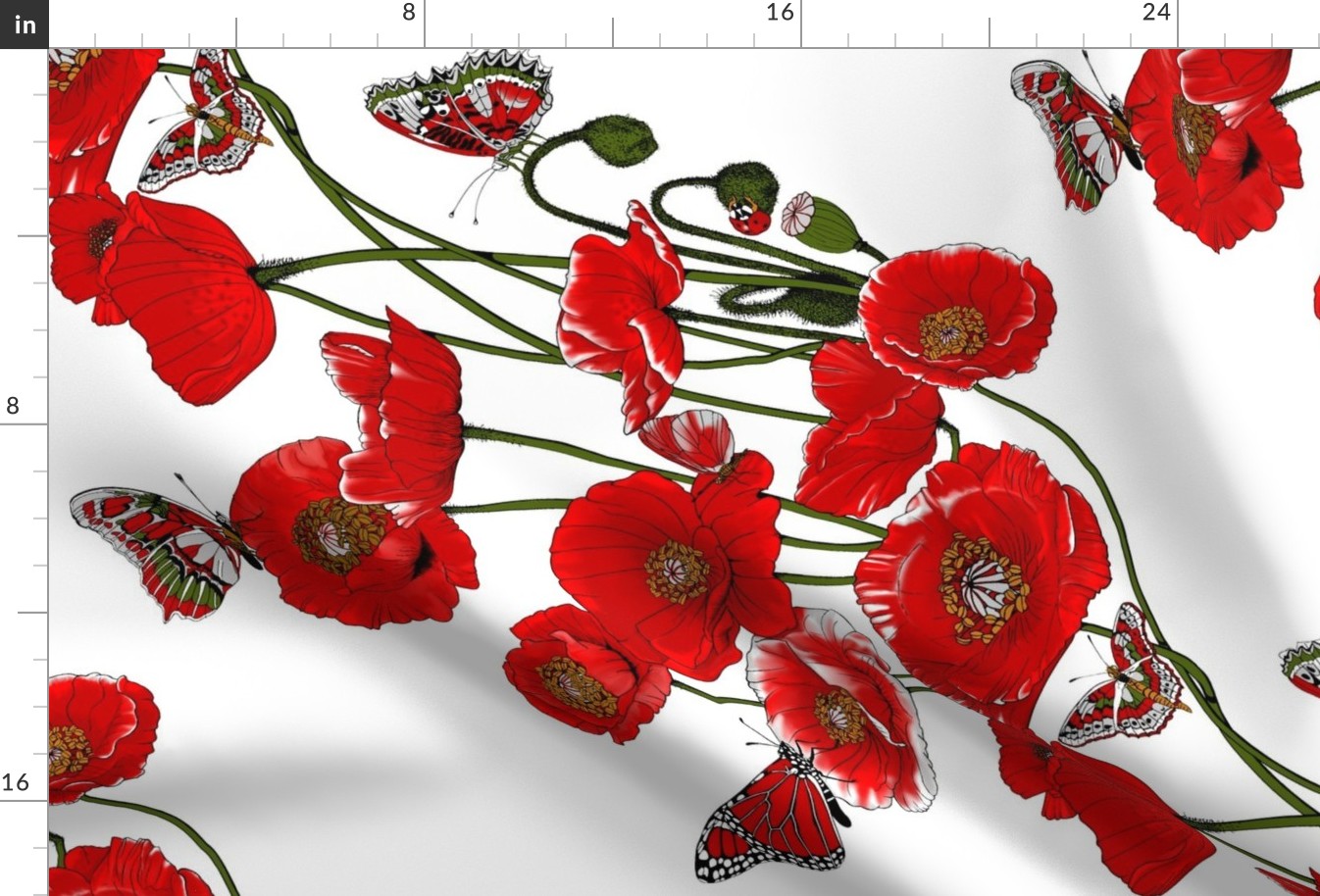 RED_Poppies_with_butterflies_ROTATED_90deg