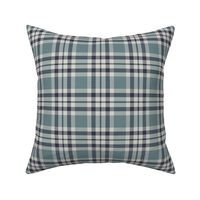 Navy Blue Gray and Linen Bayeux Palette Plaid