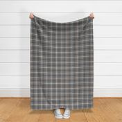 Navy Terra Cotta Blue Gray Linen and Green Gray Bayeux Palette Plaid