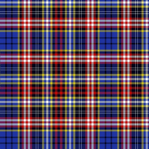 Ogilvy or Drummond of Strathallan tartan, blue, 12"