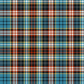 Ogilvy or Drummond of Strathallan tartan, blue ancient, 12"