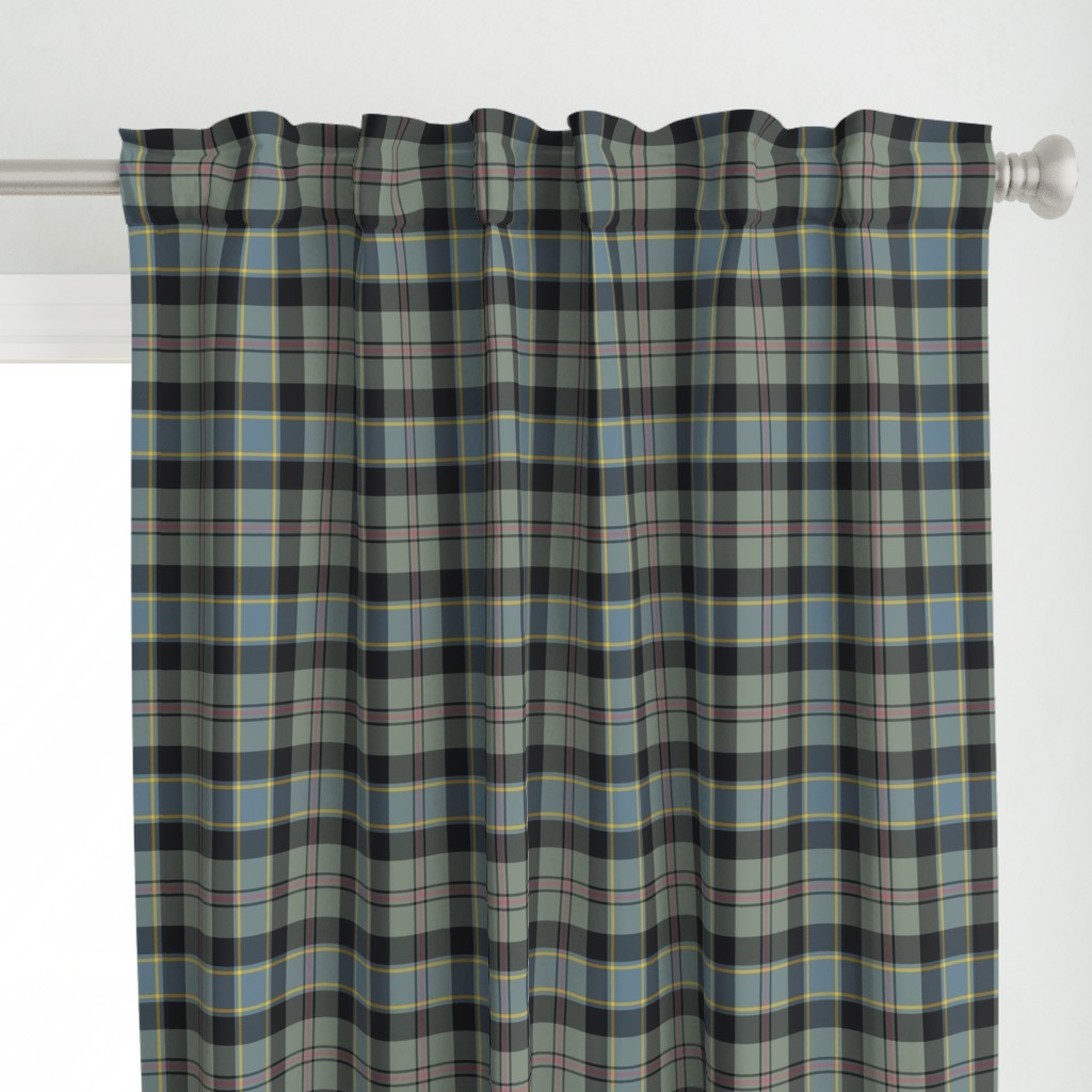 Ogilvie hunting tartan / Ogilvie of Inverary, 6" weathered - 1842 Vestiarium Scoticum