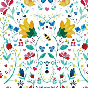 swedish-folk-art-pattern