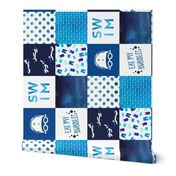 Swimming Faux Quilt (top-bottom)