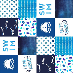 Swimming Faux Quilt (top-bottom)