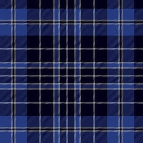 Priest/Clergy tartan, 6" blue - 1819 Wilson's of Bannockburn