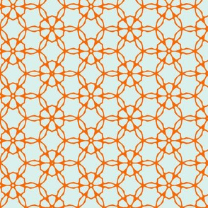Orange Ring Geometric pattern