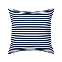 stripe fabric // navy and white less than .5"  stripes nursery baby kids