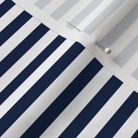 stripe fabric // navy and white less than .5"  stripes nursery baby kids