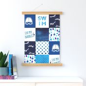 Swimming Faux Quilt (left-right)