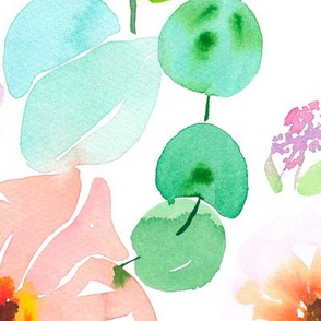 Watercolor orchids