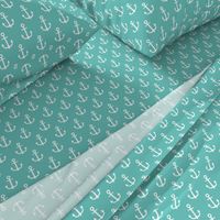 anchors on aqua