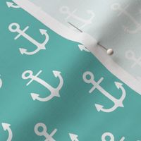 anchors on aqua