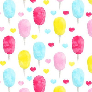 cotton candy (brights) with hearts