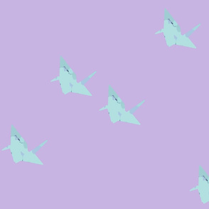 origami cranes_large pattern