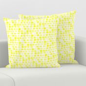 16-13 Lemon Yellow Sun Summer spots watercolor || Abstract dots stones brick rock wall _ Miss Chiff Designs 