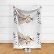 42"x36"/Stay Wild Floral Teepee