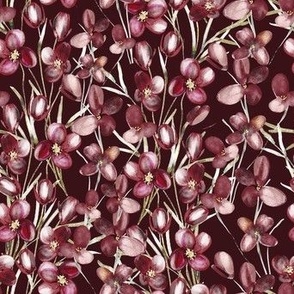 burgundy Flowers 2