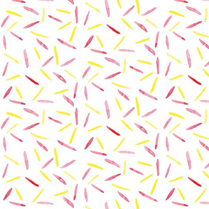 Pink and Yellow Stripes Galore