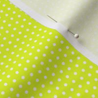 17-12K Lime Green Yellow Tiny Polka Dot || Summer spots chartreuse _ Miss Chiff Designs