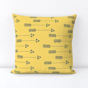 10 Little Arrows - yellow/grey 