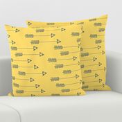 10 Little Arrows - yellow/grey 