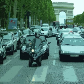 On the avenue des Champs-Ã‰lysÃ©es, Paris