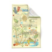 2024 Hawaiian Tea Towel Calendar