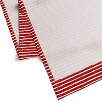 White Painted Stripes on Red (Grunge Vintage Distressed 4th of July American Flag Stripes)