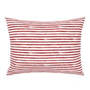 Painted Red Stripes (Grunge Vintage Distressed 4th of July American Flag Stripes)