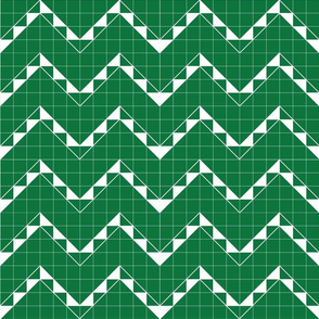 Zigzag Grid Lime Green Upholstery Fabric