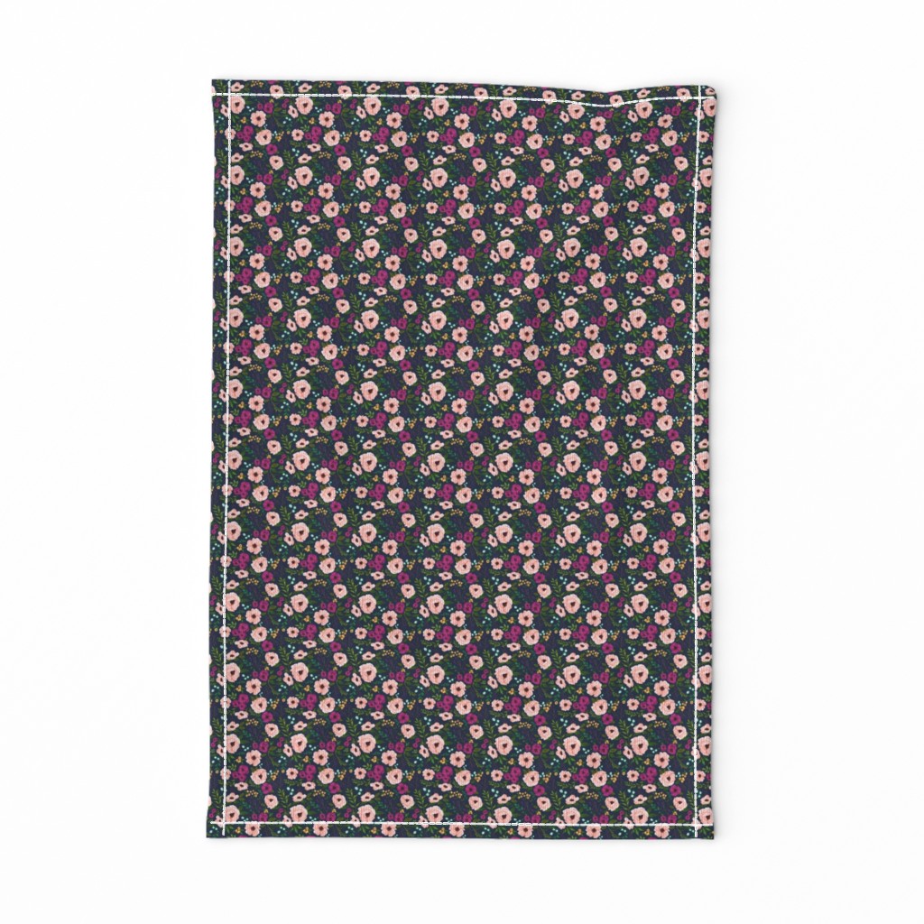 MINI Josie Meadow Floral on Navy