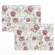 Harvest Meadow Floral on Cream