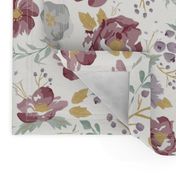 Harvest Meadow Floral on Cream