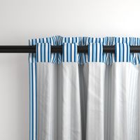 Seaside Summer Vertical Stripes  - Narrow Summer Seas Blue Ribbons with Snowy White and Baby Blue