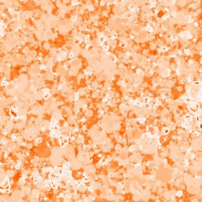 Creamsicle Splatter Pattern