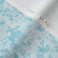 Light Blue Tones & White Splatter Pattern